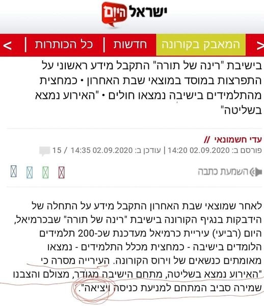 אזור מוגבל - האמת של קורונה